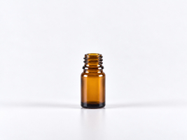 Braunglasflasche 5 ml – DIN18 – ohne Verschluss